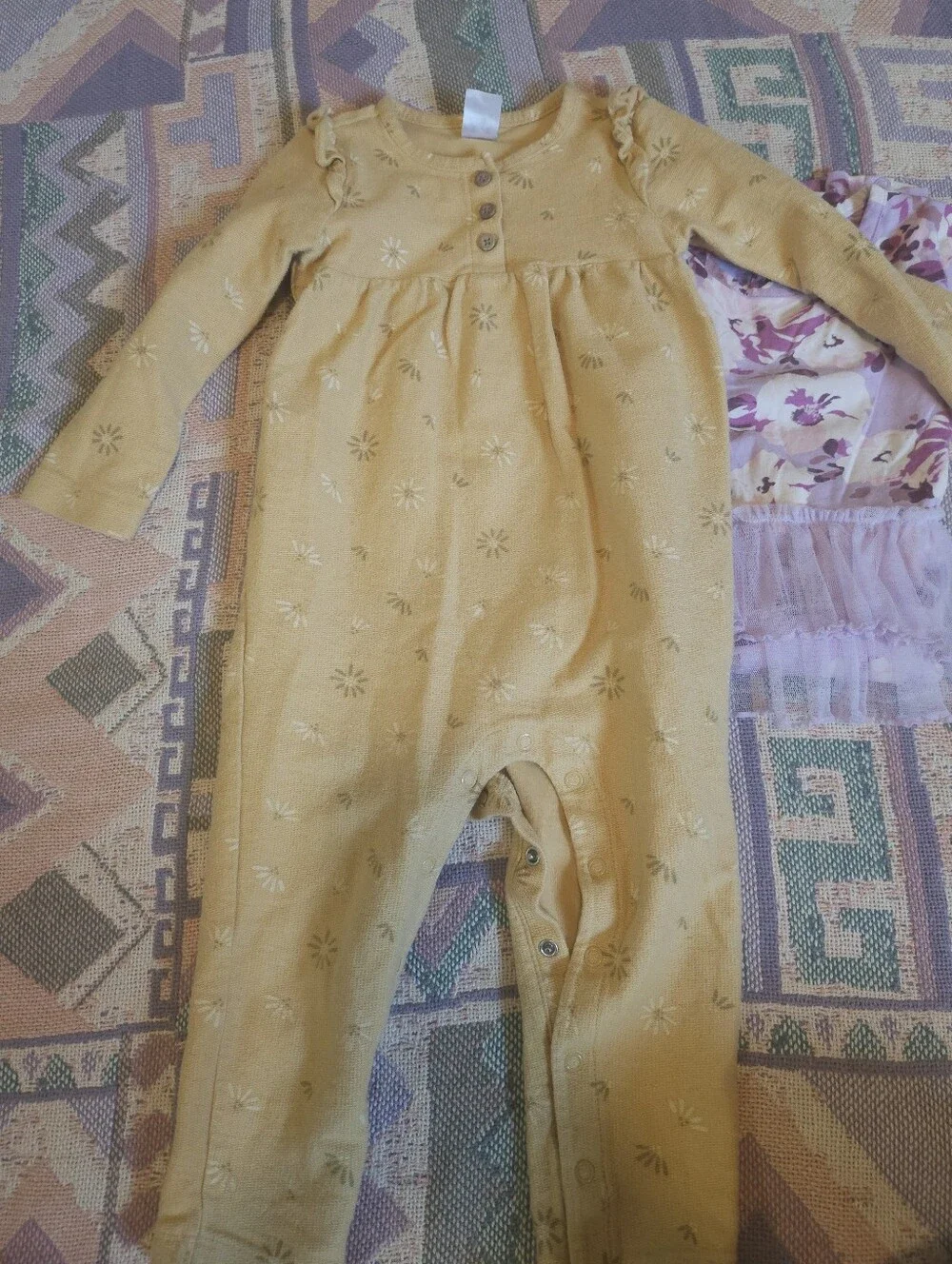 Lot of 4 Jumpsuits from Carter's, Wonder Nation, Okie Dokie, Knotted Fern